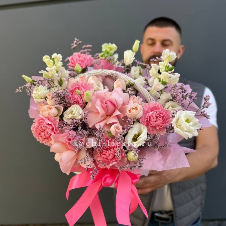 Цветочная корзина №1 в Ярославле