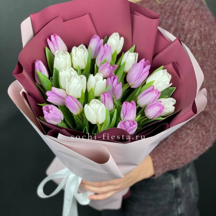 25 тюльпанов микс в Ярославле