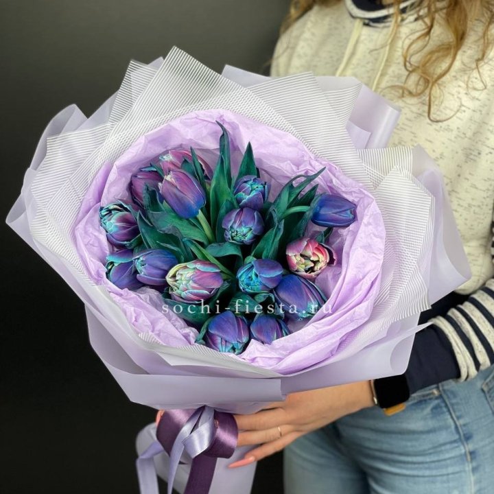 Букет тюльпанов "Пандора" в Ярославле