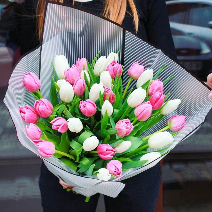 29 тюльпанов микс в Ярославле