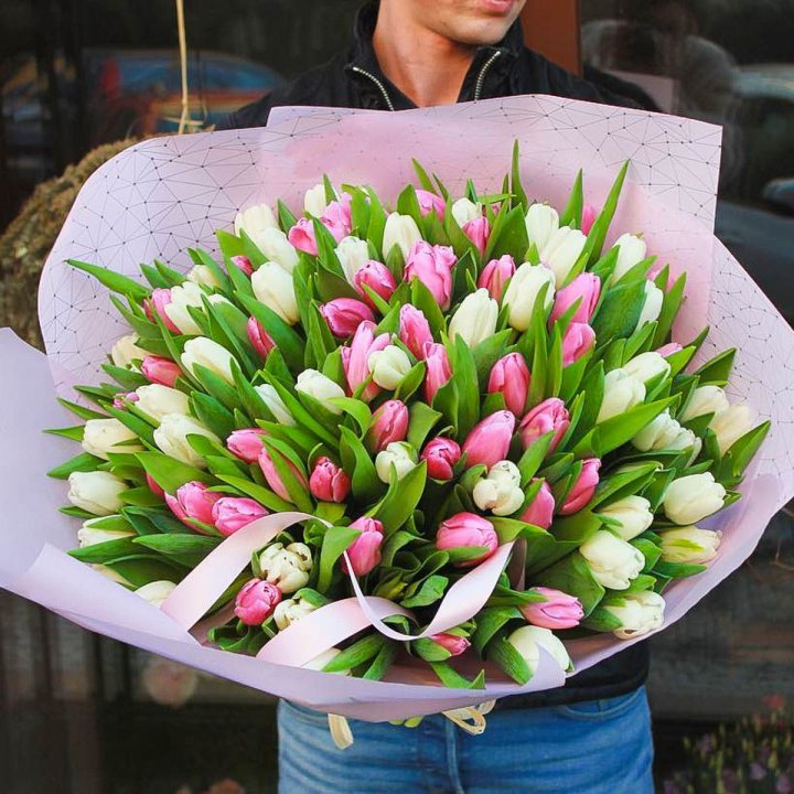 101 тюльпан микс в Ярославле