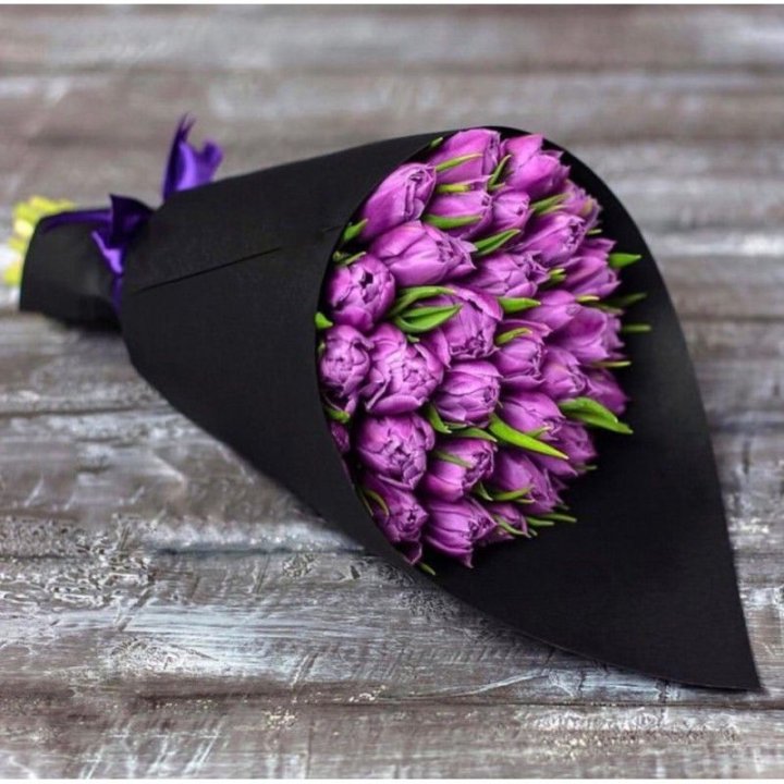 Пионовидные тюльпаны блэк в Ярославле