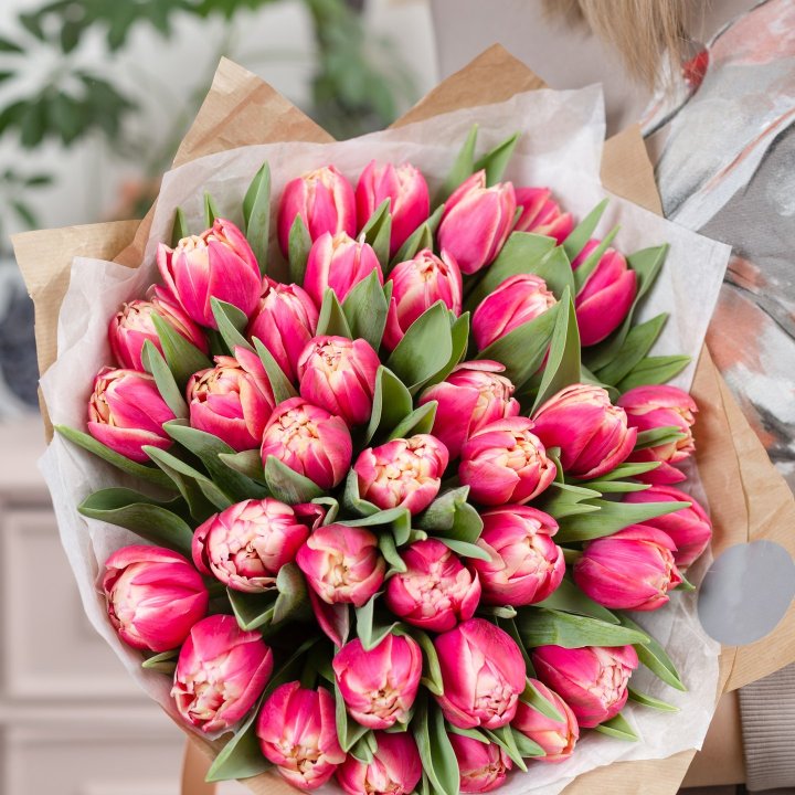 Букет пионовидных тюльпанов в Ярославле